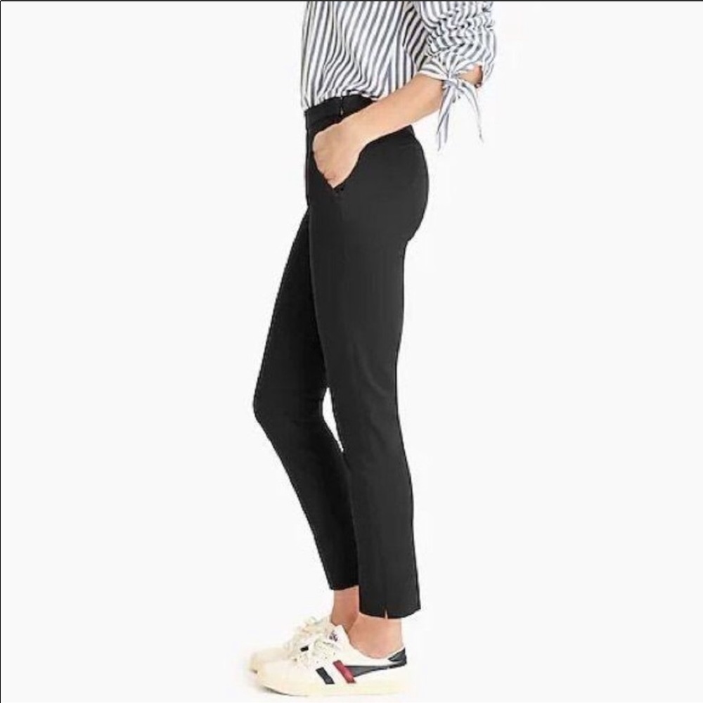J. Crew Martie Slim Crop Pant in Stretch Wool